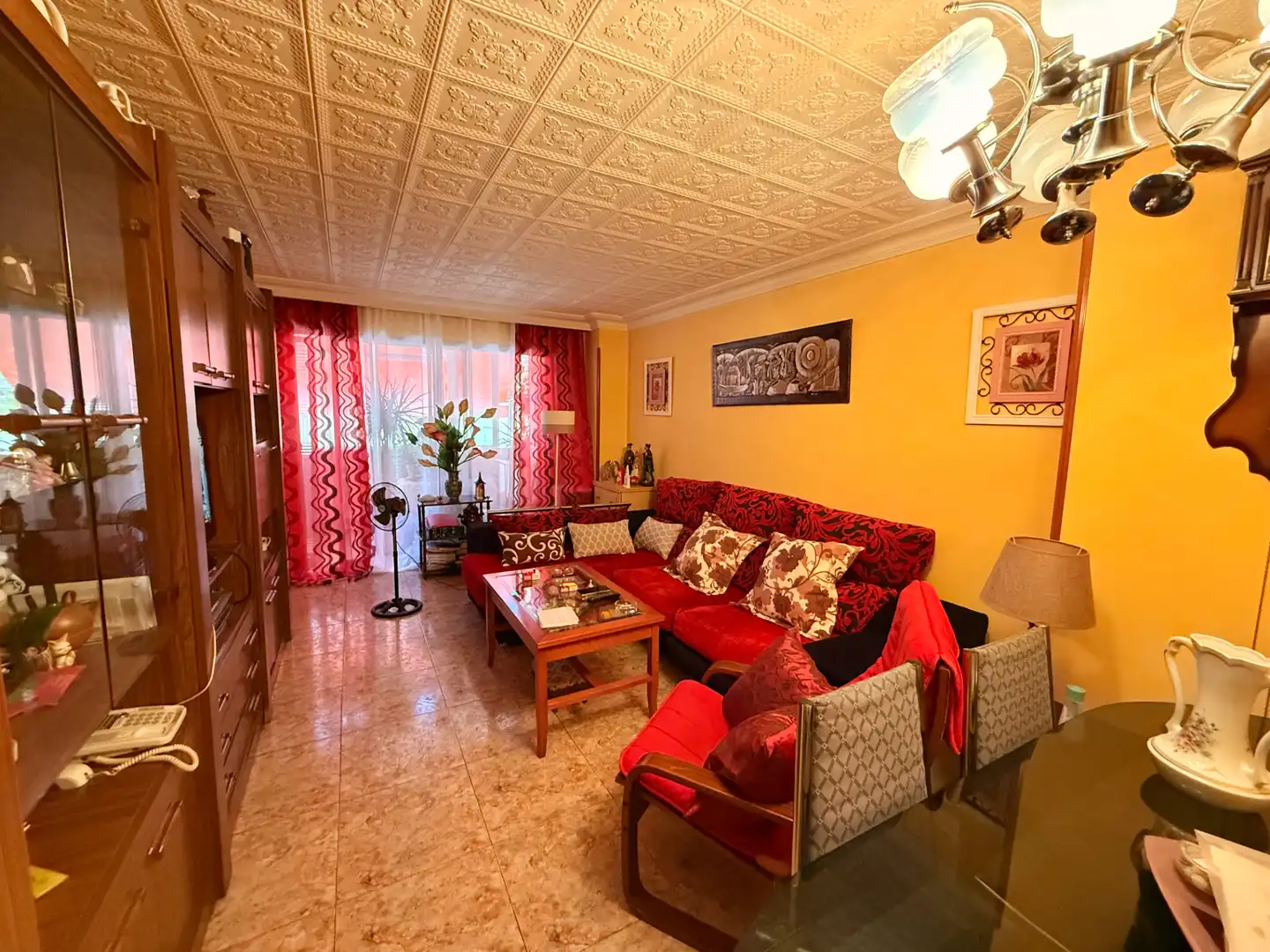 Wohnzimmer von Wohnung zum Verkauf in Madrid mit Heizung, Terrasse und Abstellraum