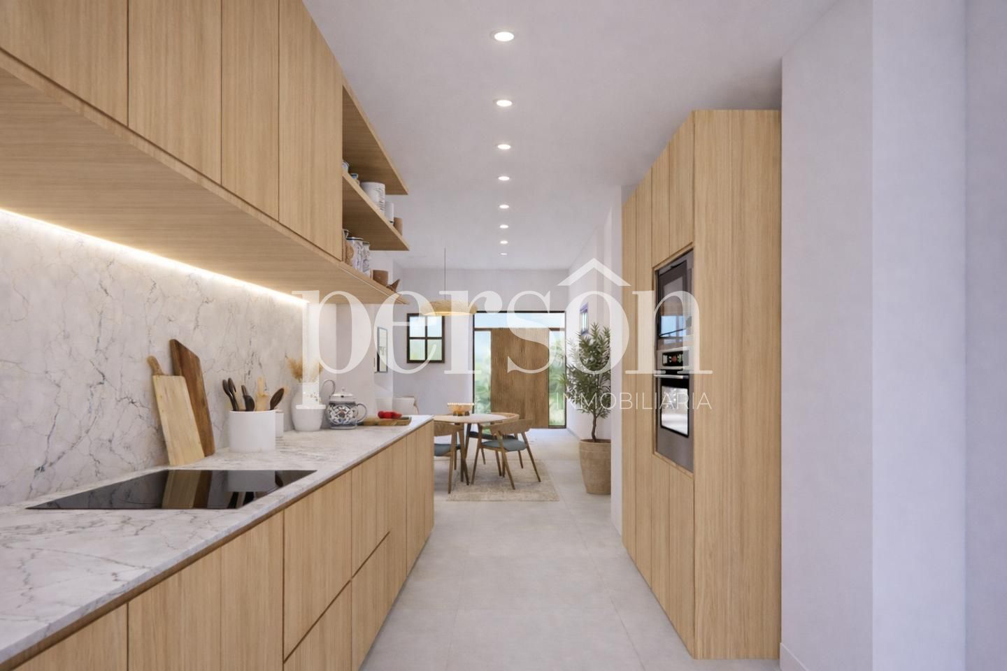 Cocina de Casa o chalet en venta en Museros con Terraza