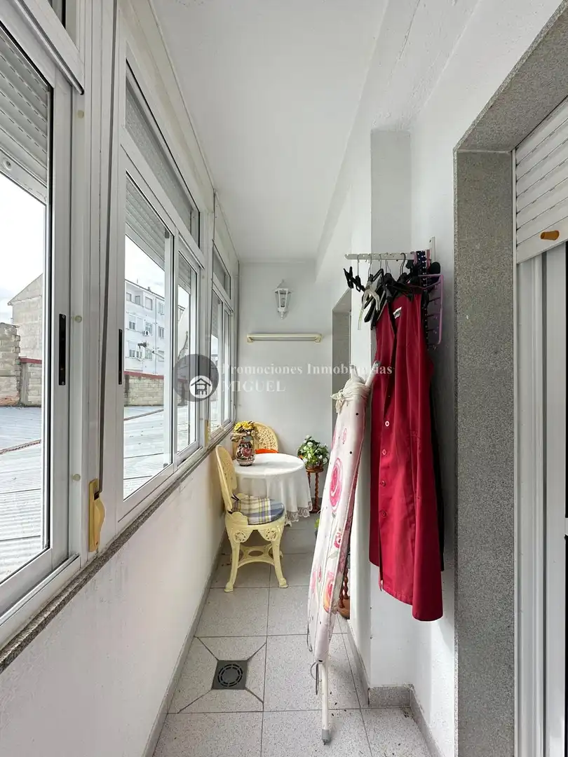 Balcony of Flat for sale in Verín  with Heating, Terrace and Storage room