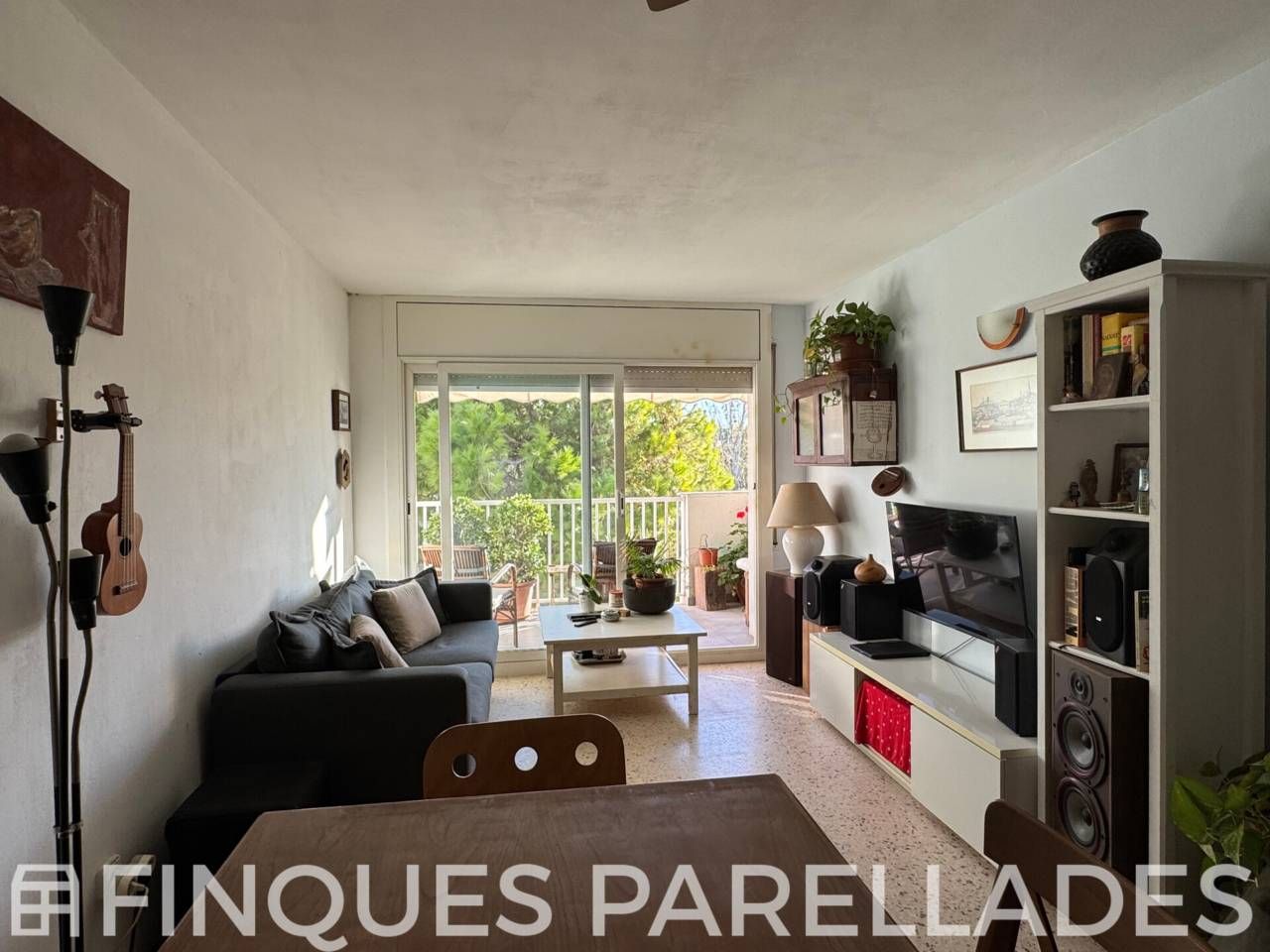Living room of Flat for sale in Vilanova i la Geltrú  with Heating, Terrace and Balcony