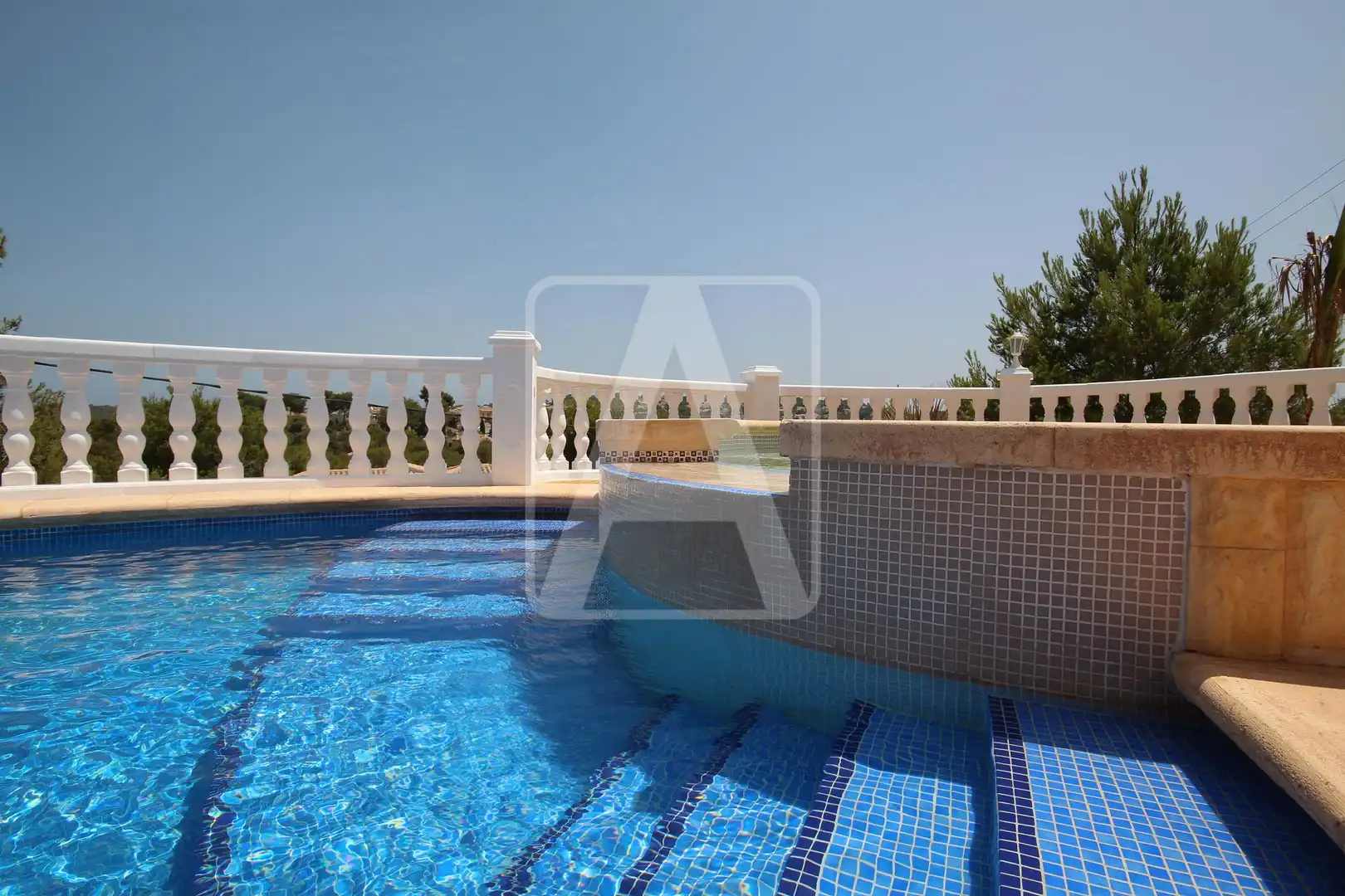 Piscina de Casa o xalet en venda en Jávea / Xàbia amb Calefacció, Jardí privat i Terrassa