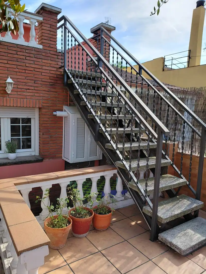 Terrassa de Casa adosada en venda en Parets del Vallès amb Aire condicionat, Calefacció i Piscina
