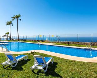 Swimming pool of Apartment for sale in Rincón de la Victoria  with Air Conditioner, Heating and Private garden