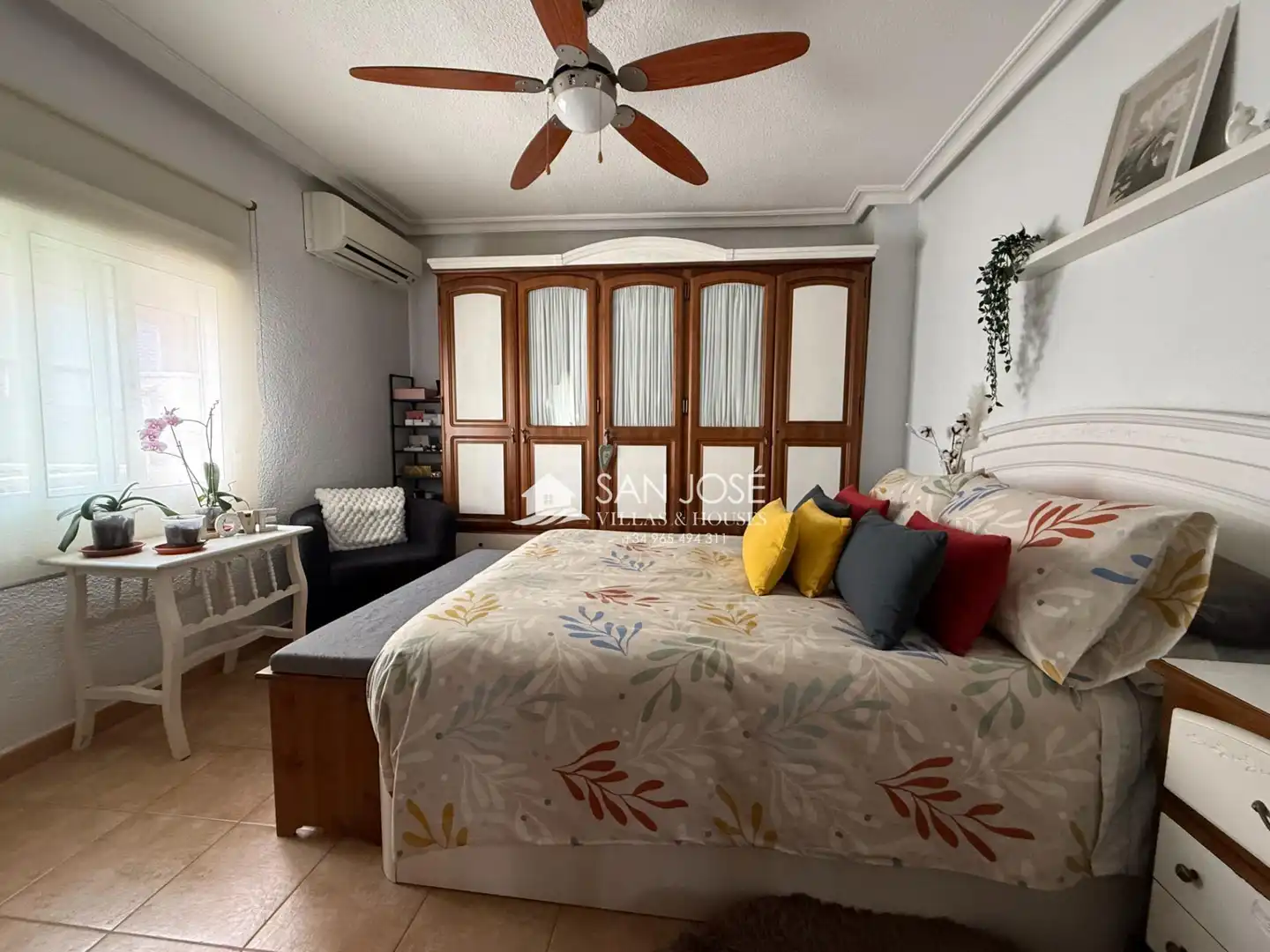 Bedroom of Detached homes for sale in Aspe  with Air Conditioner, Heating and Terrace