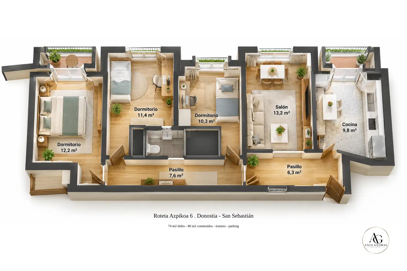 Wohnung mit Terrasse zum Verkauf in Roteta Azpikoa Kalea, imagen 22