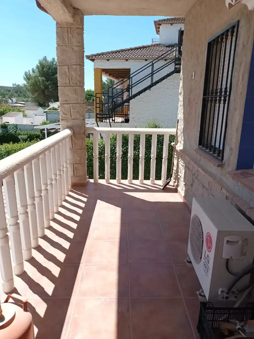 Balcony of Houses for sale in Mengíbar  with Air Conditioner, Terrace and Storage room