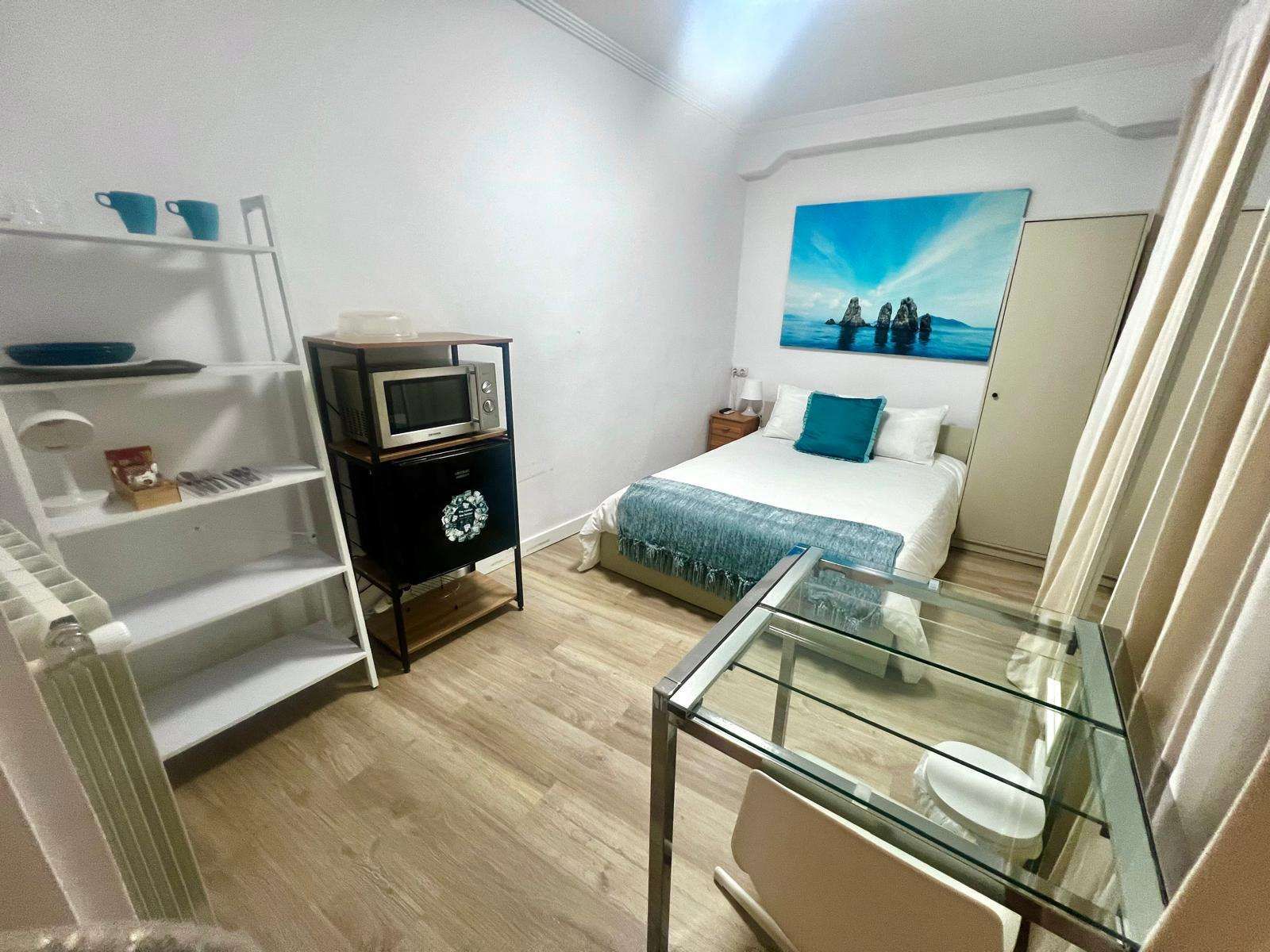 Dormitori de Estudi per a compartir en Bilbao  amb Aire condicionat, Terrassa i Moblat