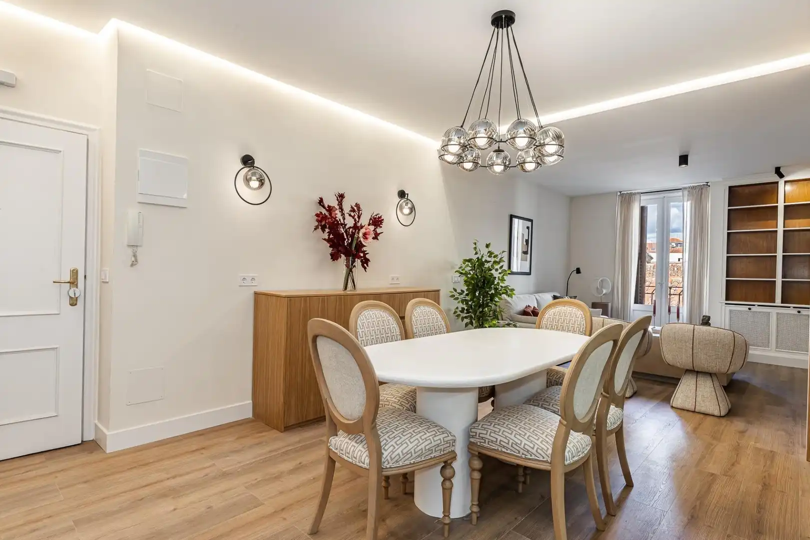 Esszimmer von Wohnung zum Verkauf in Madrid mit Klimaanlage, Heizung und Möbliert