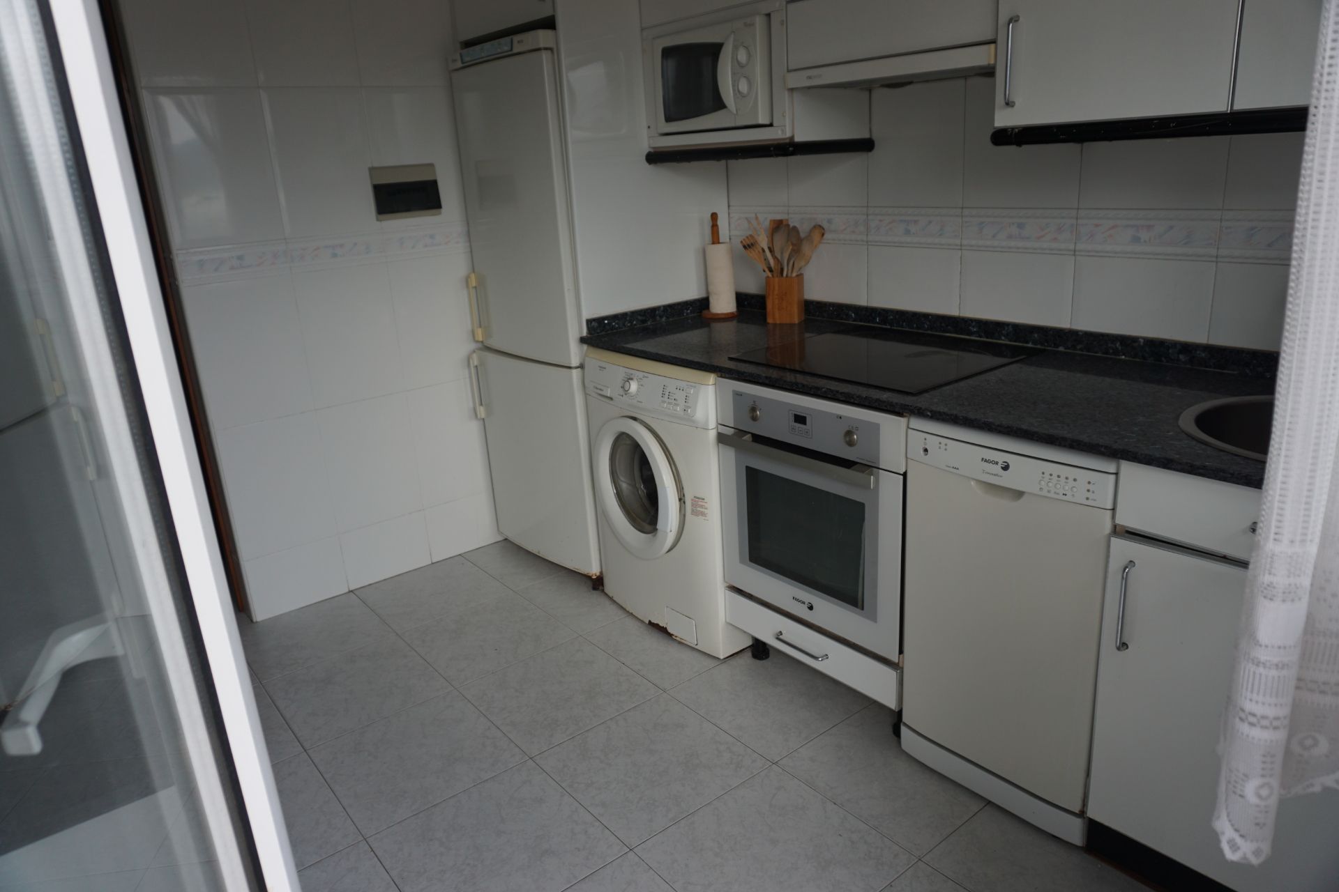 Kitchen of Flat for sale in Basauri   with Heating, Storage room and Furnished