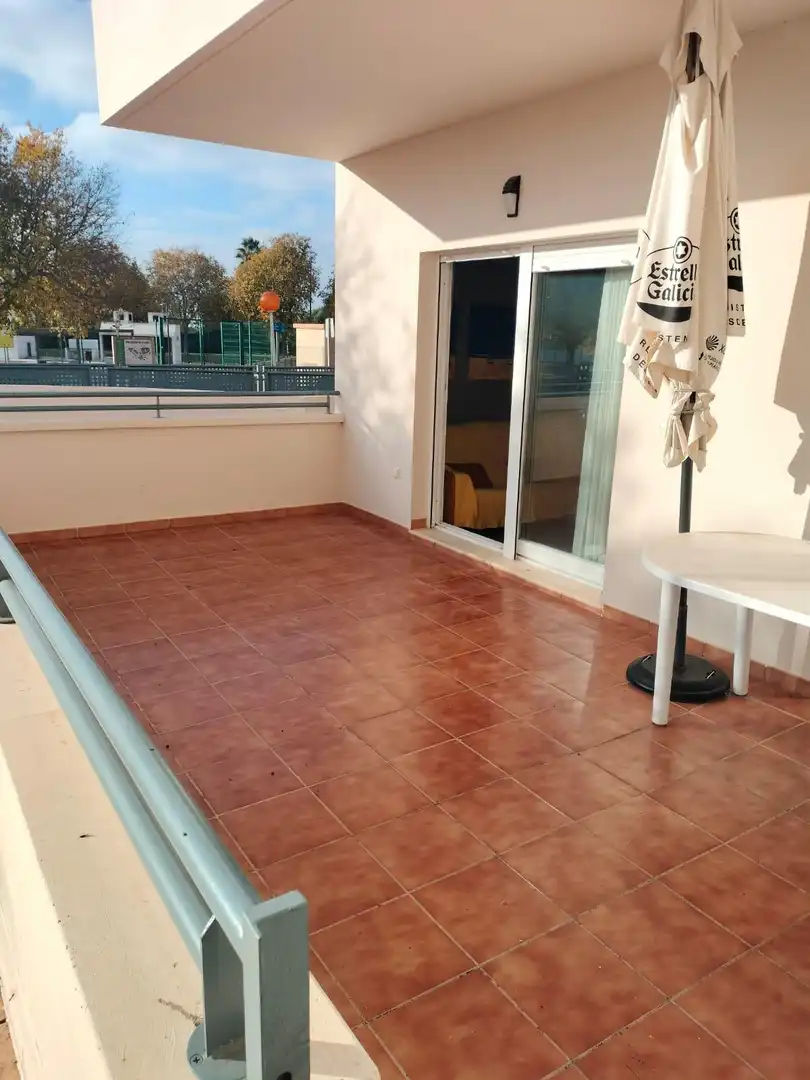 Terrassa de Apartament en venda en Alcalà de Xivert amb Aire condicionat, Jardí privat i Terrassa