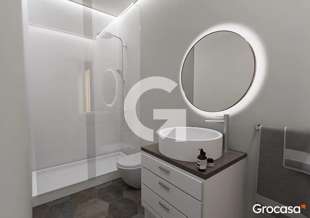 Bathroom of Flat for sale in Sagunto / Sagunt  with Heating and Oven