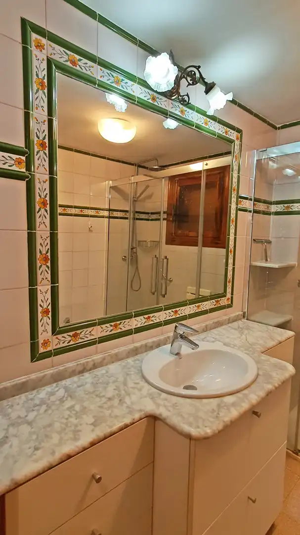 Baño de Apartamento de alquiler en Miramar con Aire acondicionado, Terraza y Amueblado