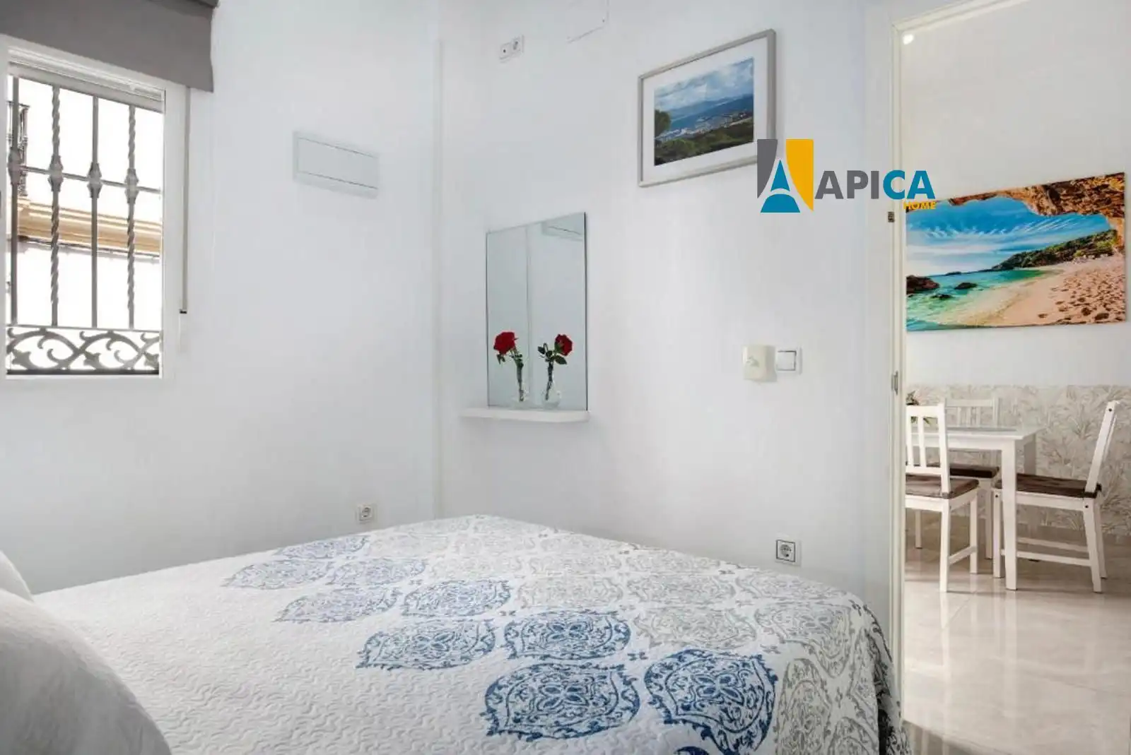 Bedroom of Flat for sale in Barbate  with Air Conditioner, Terrace and Furnished