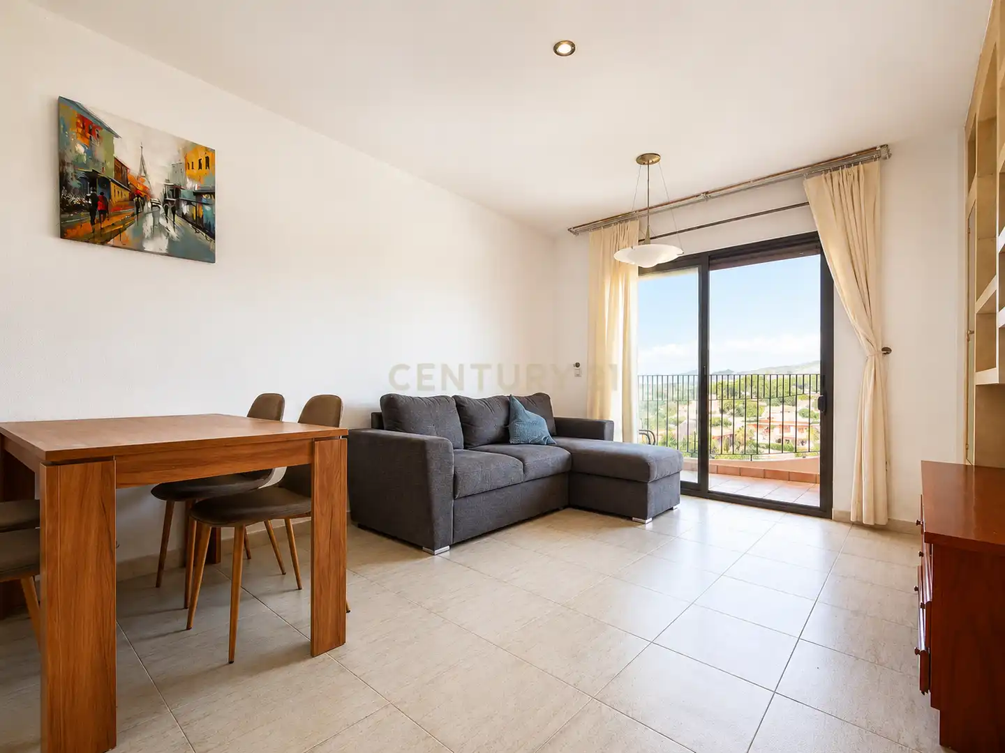 Living room of Apartments for rent in Calpe / Calp  with Air Conditioner, Oven and Microwave
