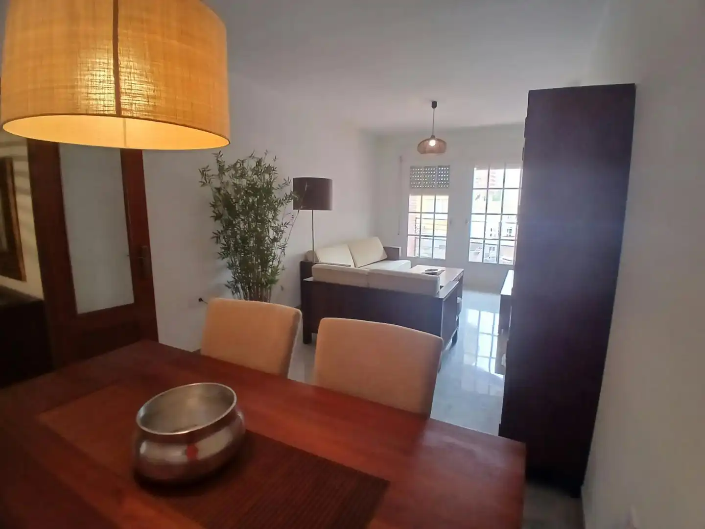 Esszimmer von Wohnung zur Miete in Málaga mit Klimaanlage und Alarm