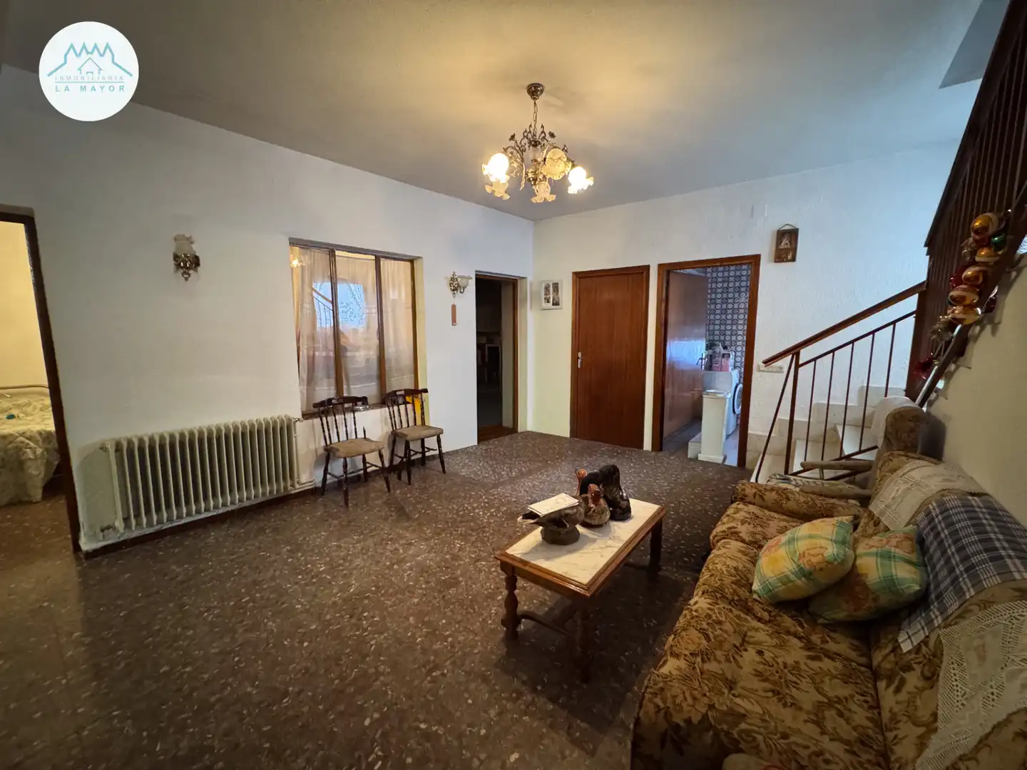 Living room of Houses for sale in Carrión de Calatrava  with Air Conditioner, Terrace and Furnished