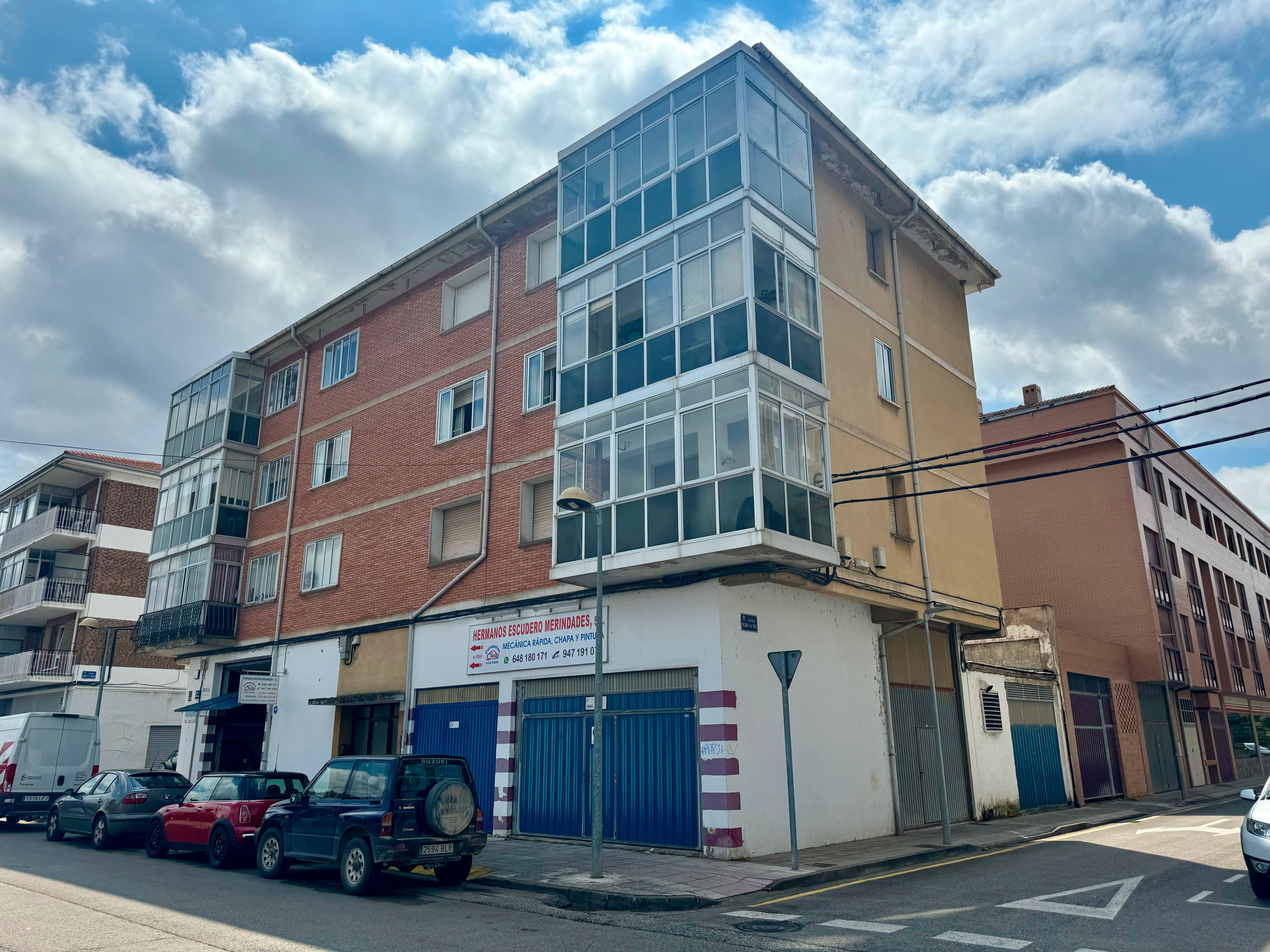 Exterior view of Flat for sale in Medina de Pomar  with Heating, Furnished and Balcony