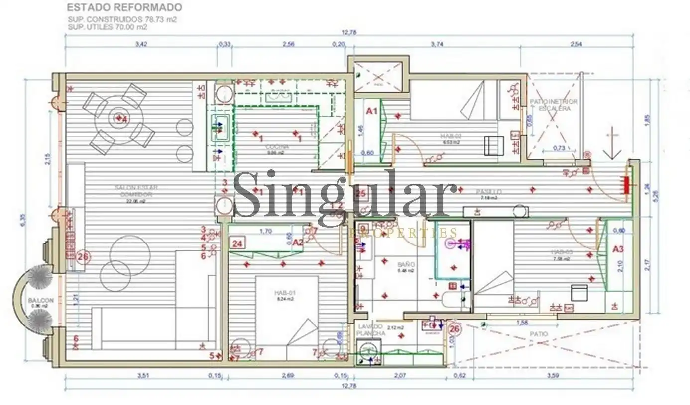 Piso con terraza en venta en de Sarrià, imagen 32