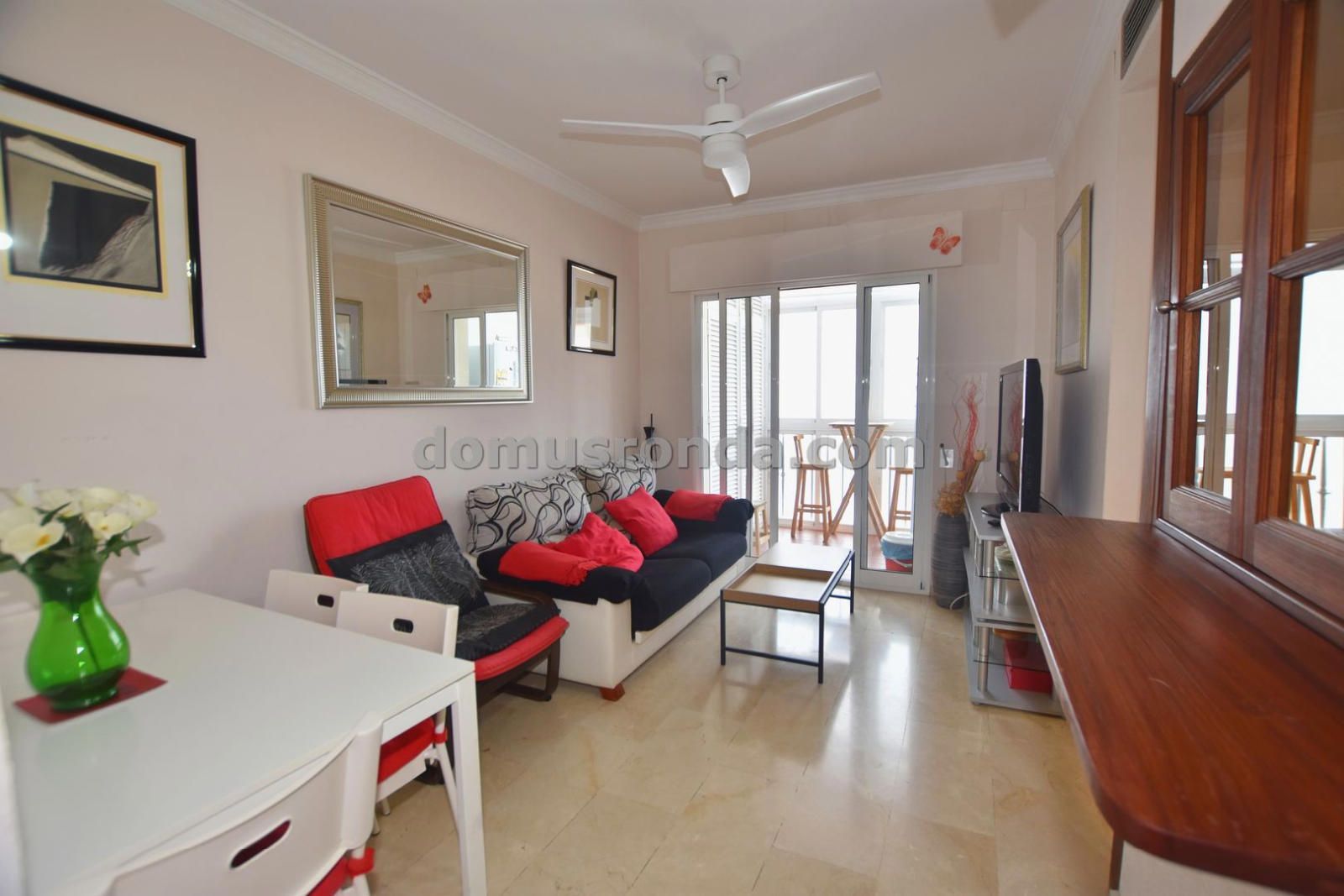 Living room of Flat for sale in Ronda  with Air Conditioner, Heating and Terrace