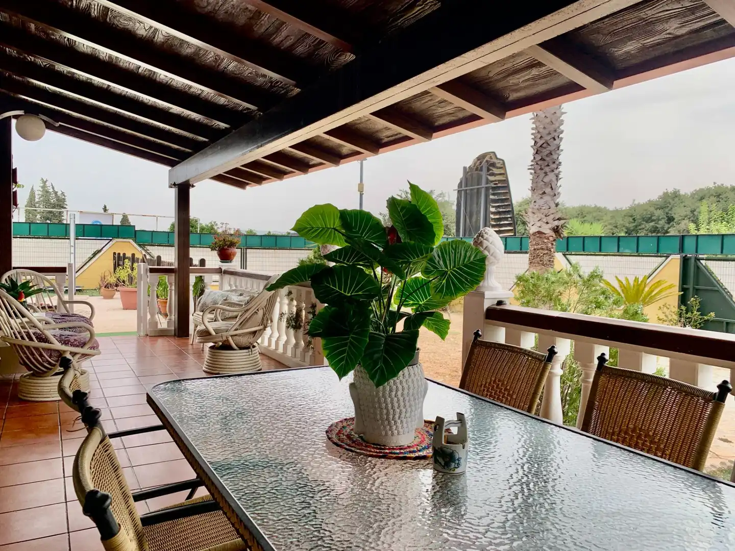 Terraza de Casa o chalet en venta en Lora del Río con Aire acondicionado, Calefacción y Jardín privado