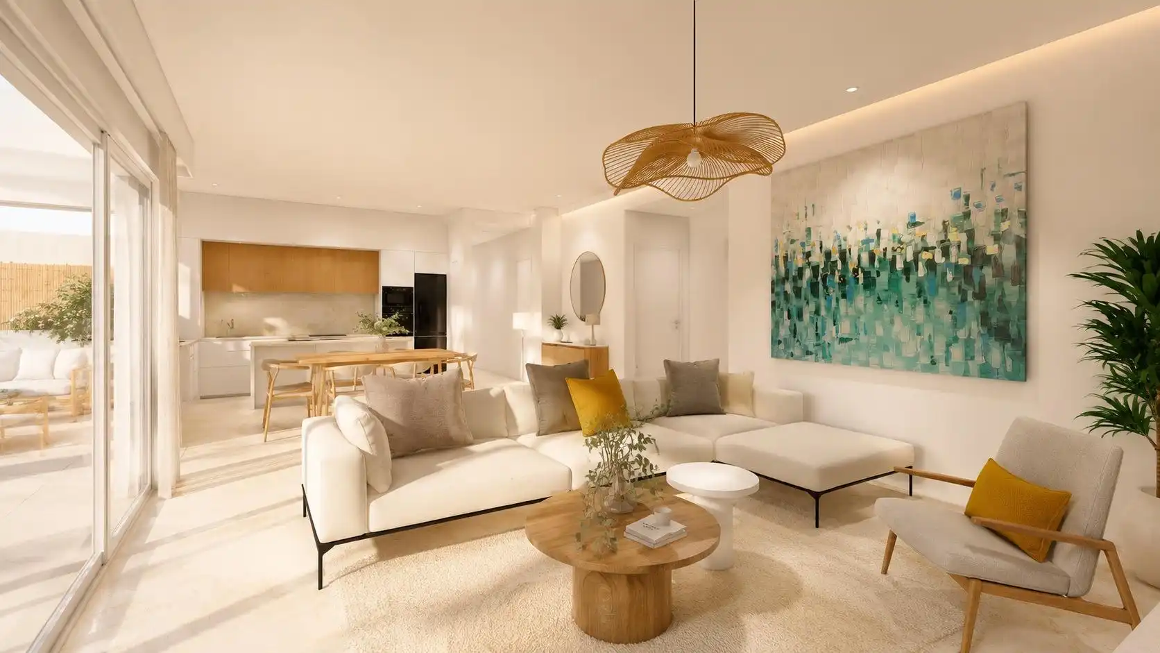 Sala de estar de Casa o chalet en venta en Los Alcázares con Calefacción, Jardín privado y Terraza