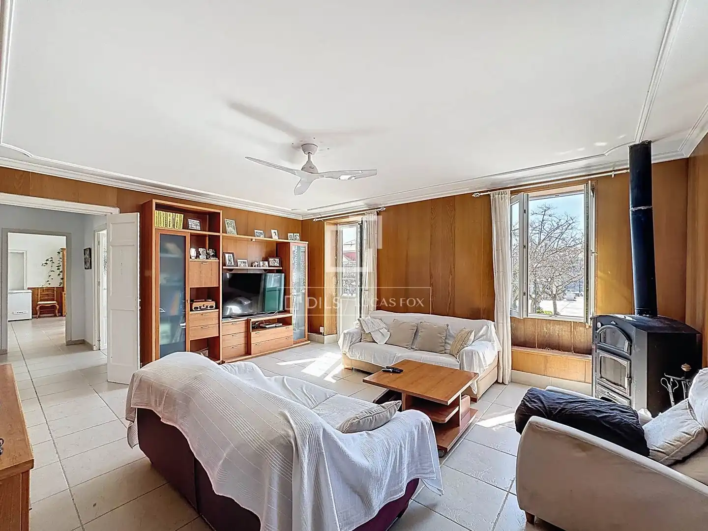 Sala de estar de Casa o chalet en venta en Es Castell con Aire acondicionado, Terraza y Trastero