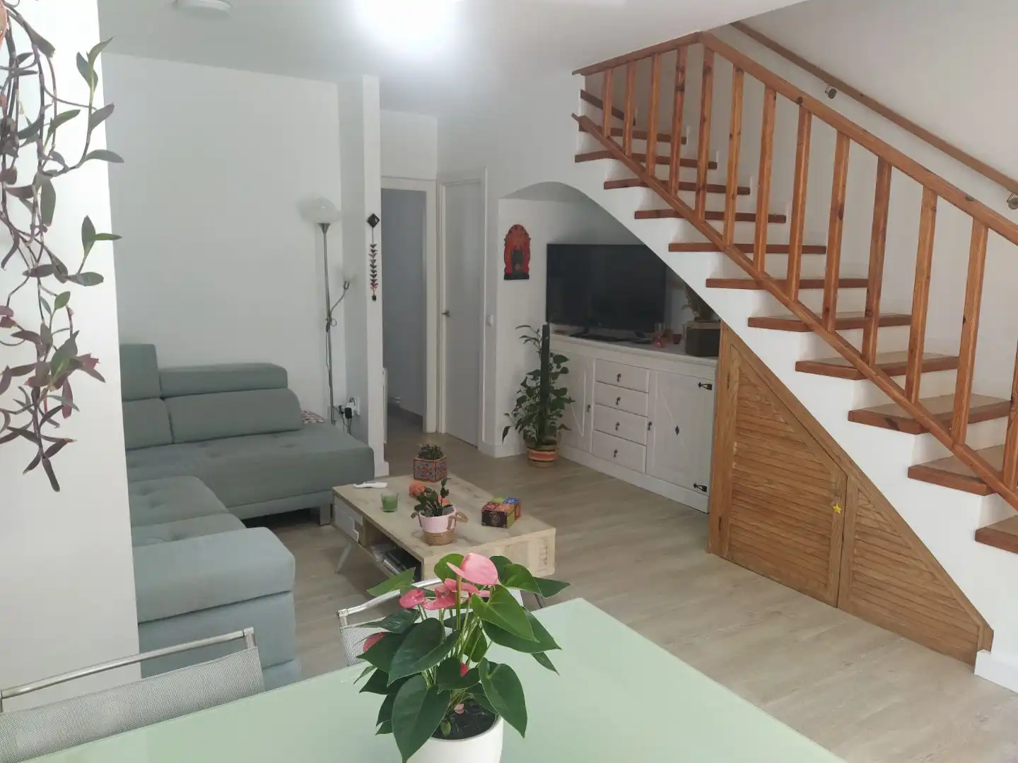 Living room of Houses for sale in Cubelles  with Air Conditioner and Balcony