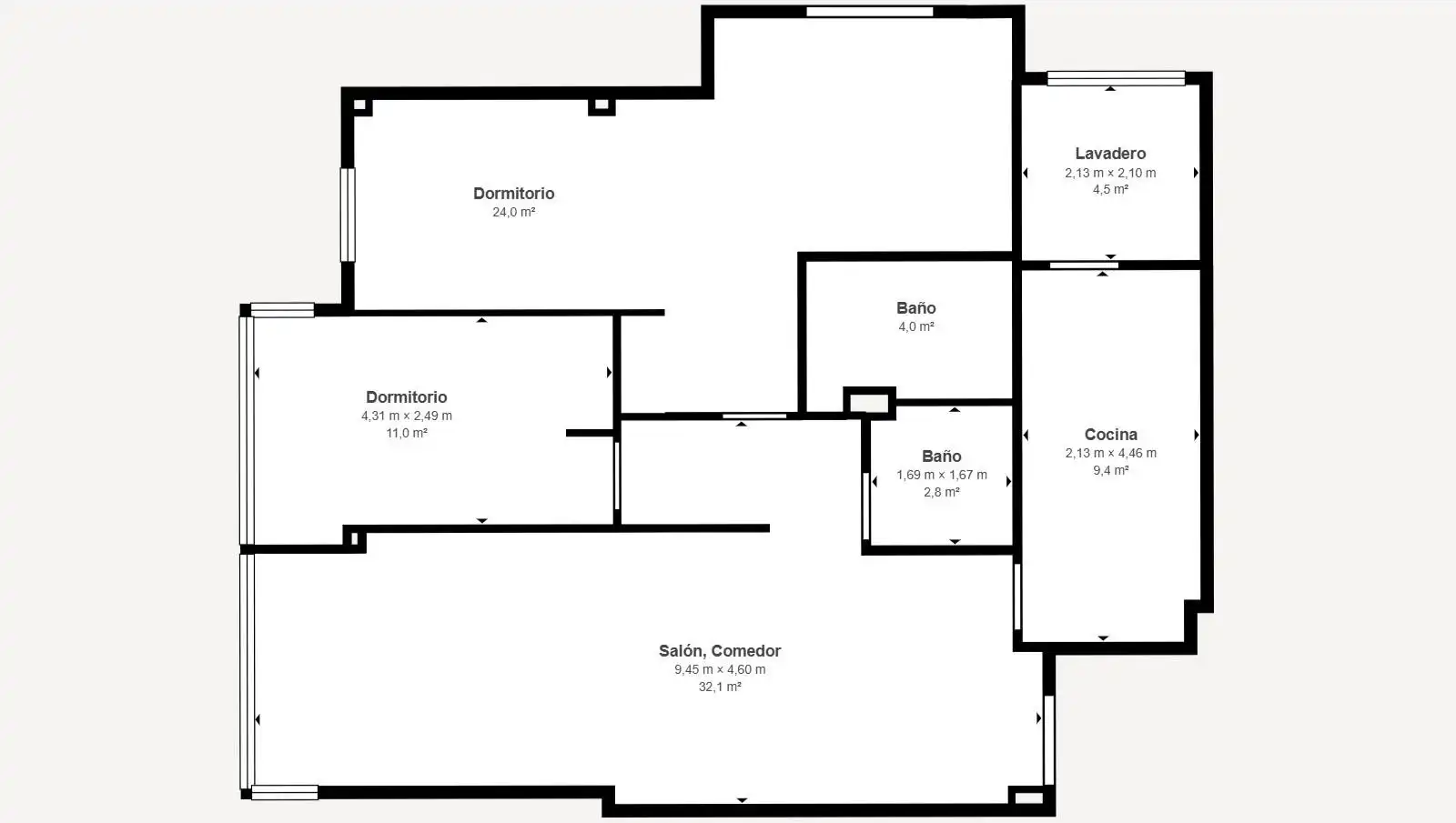 Flat for sale in Mungia  with Air Conditioner, Heating and Community pool
