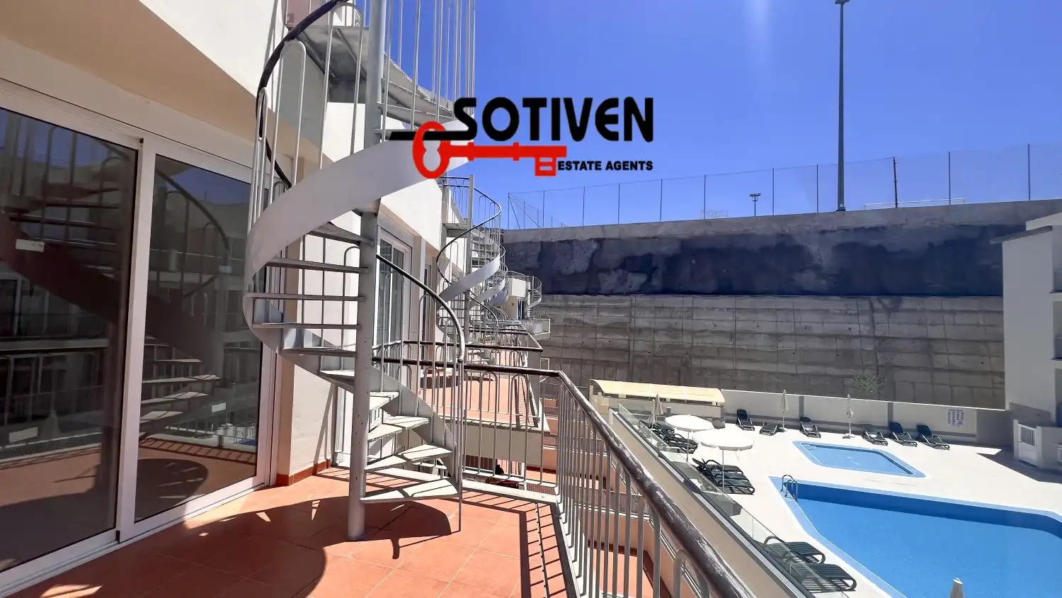 Exterior view of Apartments for sale in Santiago del Teide  with Terrace, Balcony and Community pool