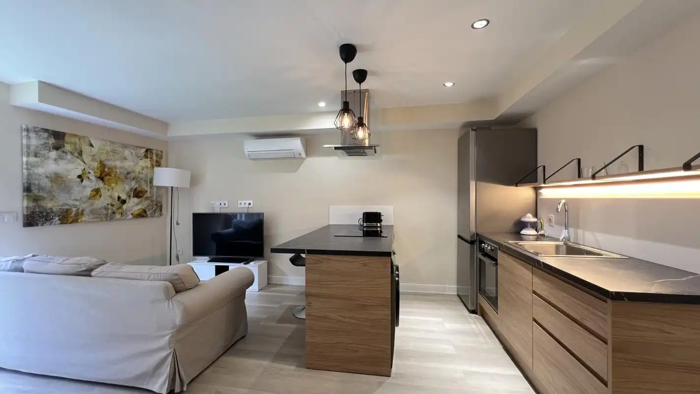 Cocina de Piso de alquiler en Madrid con Aire acondicionado, Calefacción y Terraza