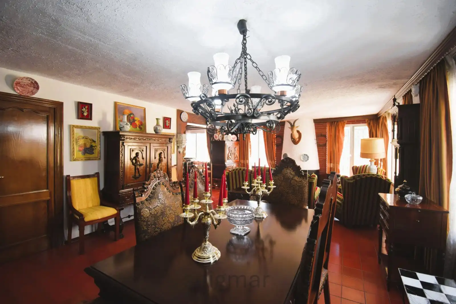 Dining room of Houses for sale in Villajoyosa / La Vila Joiosa  with Air Conditioner, Heating and Private garden