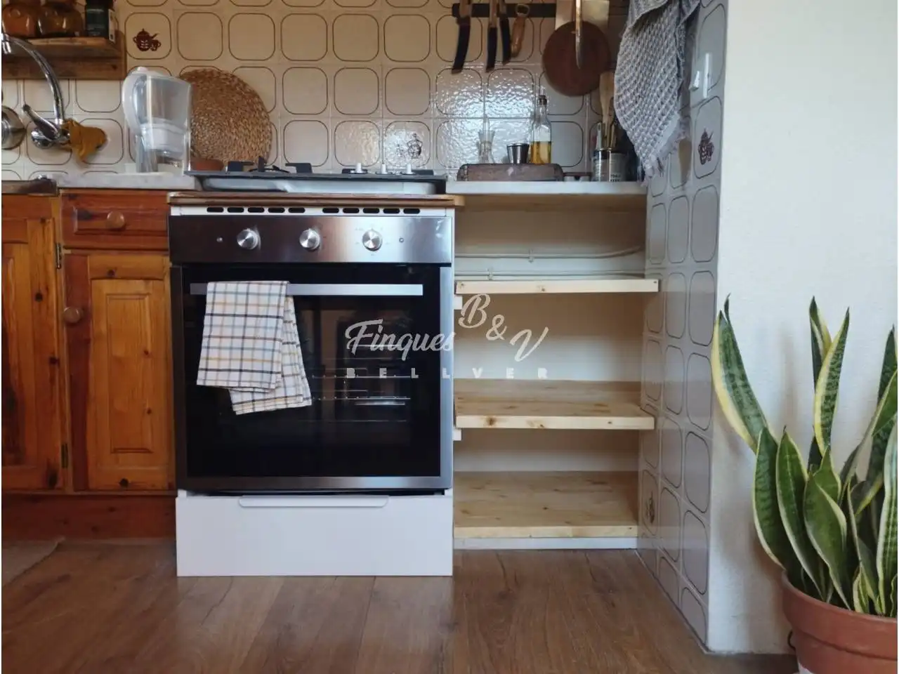 Kitchen of Attic for sale in Prats i Sansor  with Air Conditioner, Heating and Parquet flooring