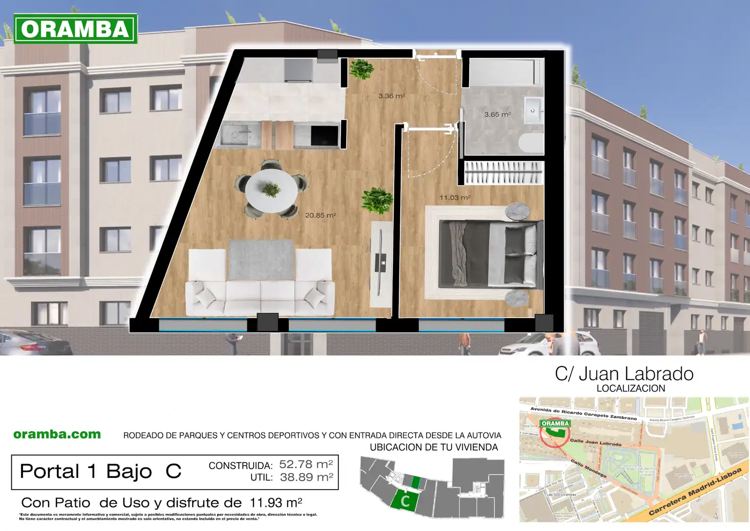 Apartament d'obra nova amb piscina en venda a Calle Juan Labrado 35