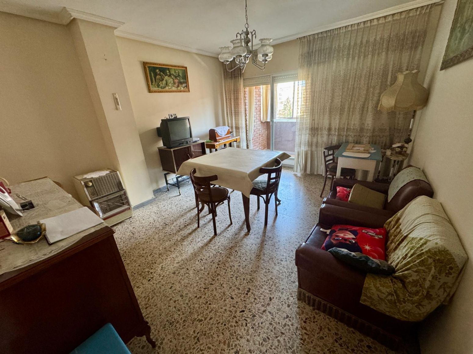 Sala d'estar de Pis en venda en Palencia Capital amb Calefacció, Terrassa i Traster