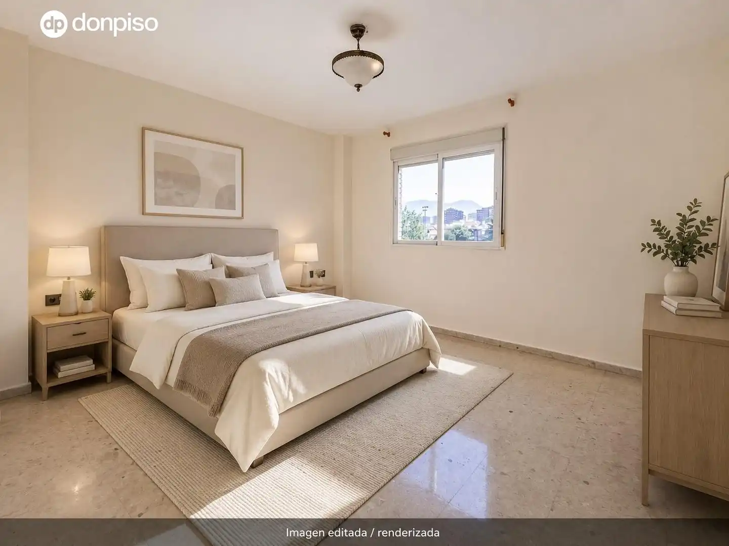 Bedroom of Flat for sale in Granada  with Air Conditioner, Heating and Terrace
