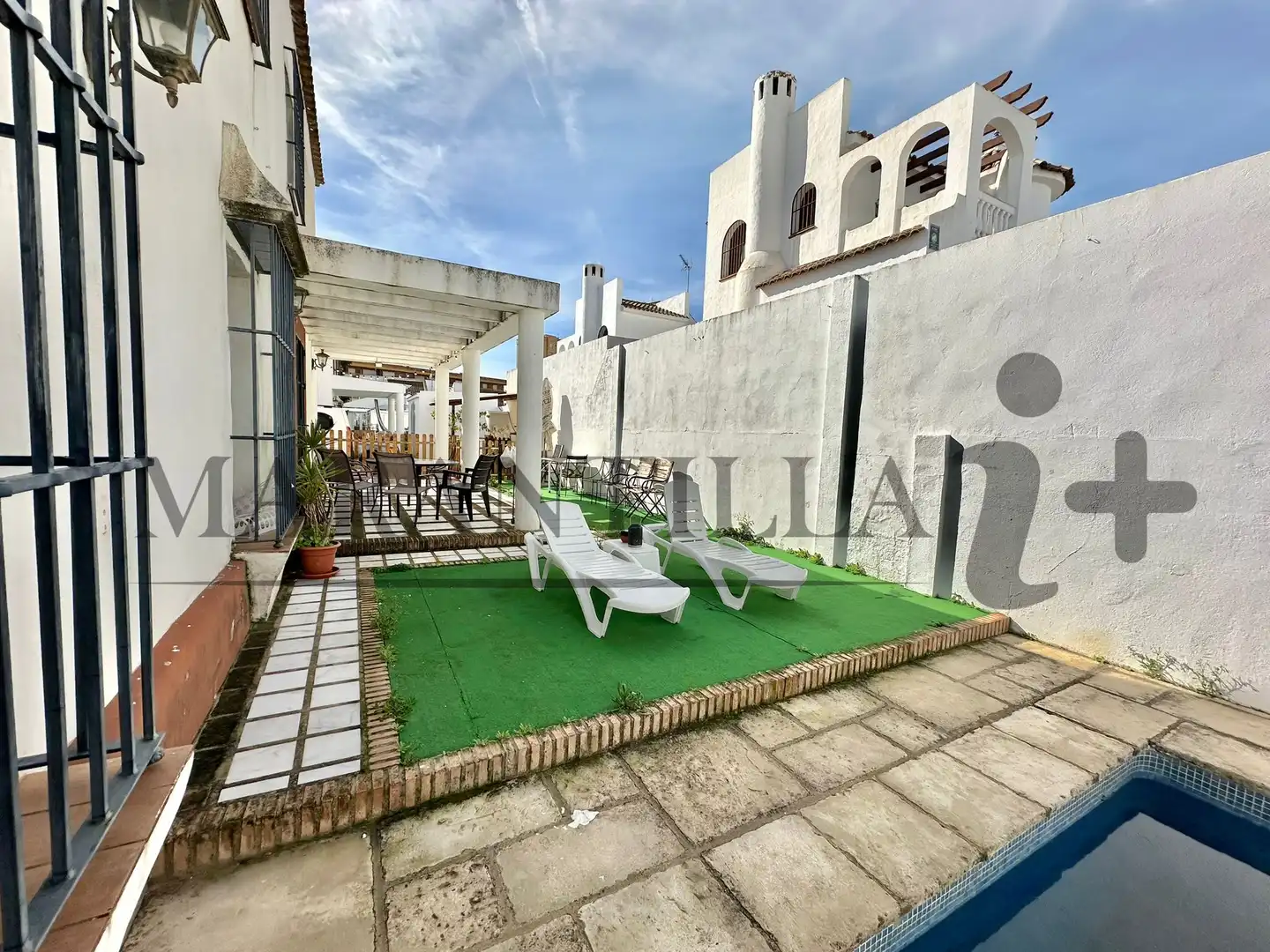 Terraza de Casa o chalet en venta en La Antilla con Jardín privado, Terraza y Trastero