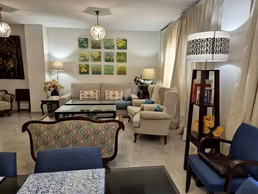 Sala de estar de Piso en venta en Málaga con Aire acondicionado y Balcón