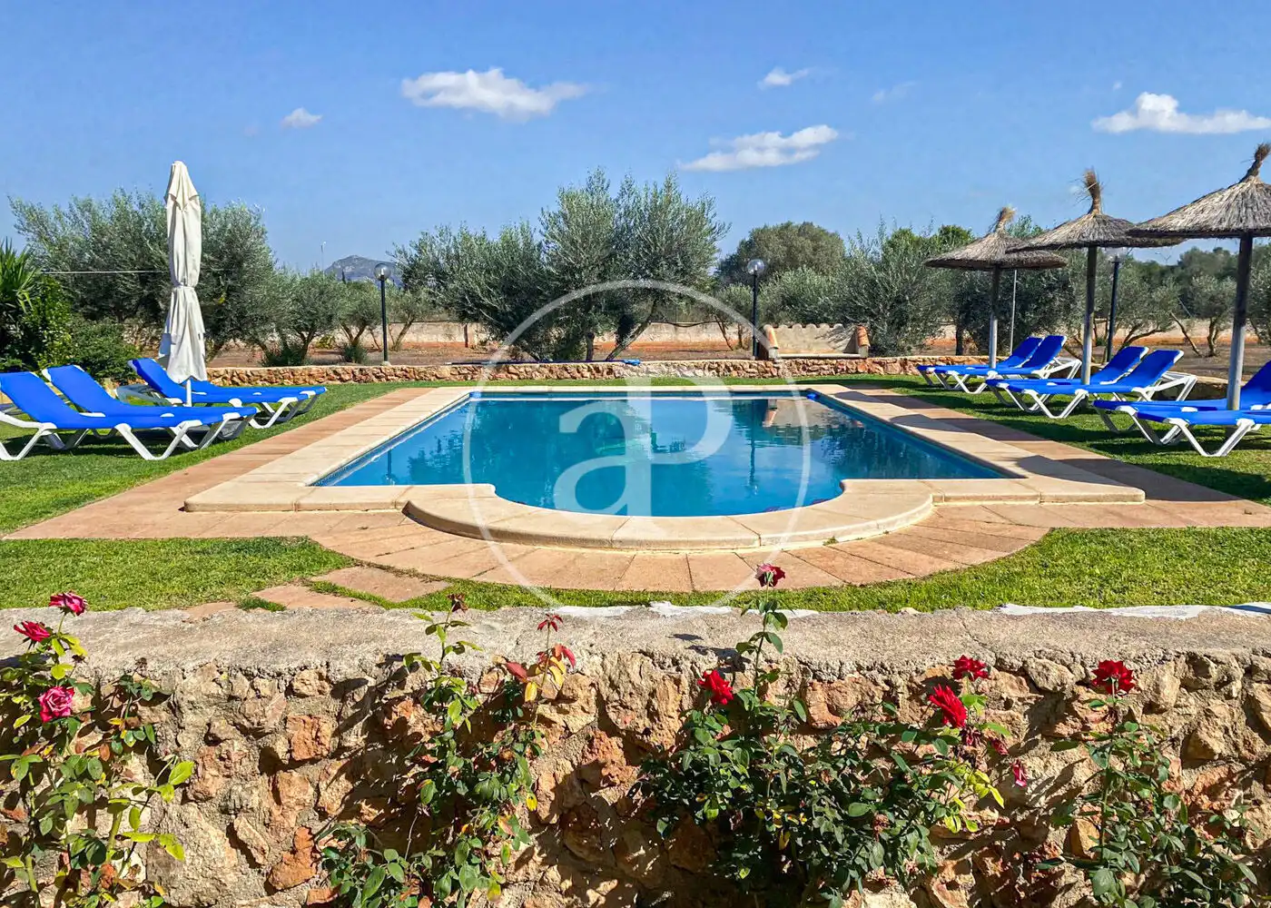 Swimming pool of Houses for rent in Llucmajor  with Air Conditioner, Heating and Private garden
