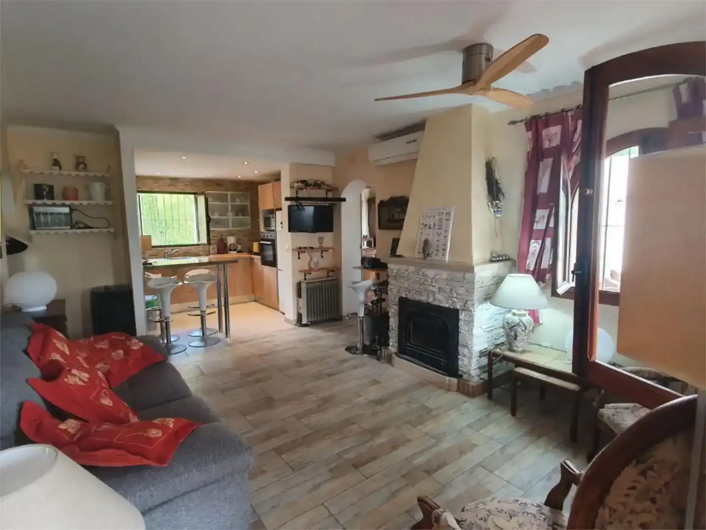 Sala d'estar de Casa o xalet en venda en Calpe / Calp amb Aire condicionat, Piscina i Balcó