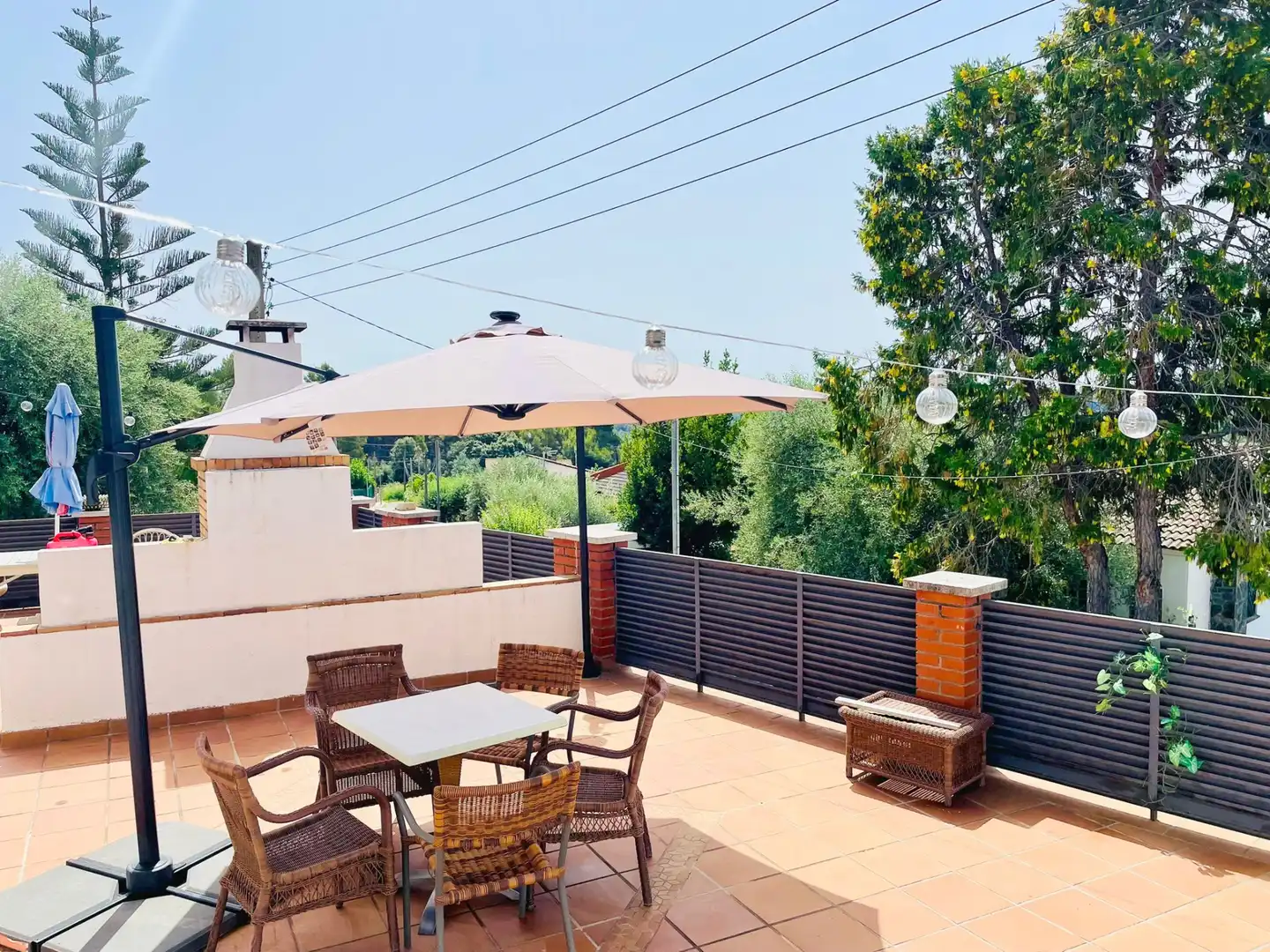 Terrassa de Casa o xalet en venda en Bigues i Riells del Fai amb Calefacció, Terrassa i Piscina