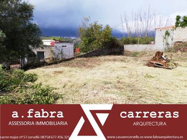 Terreno residencial en venta en Cervelló