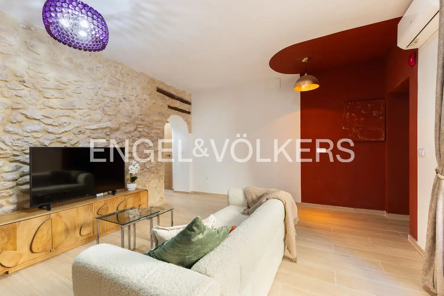 Sala de estar de Casa o chalet de alquiler en Bétera con Aire acondicionado, Calefacción y Jardín privado