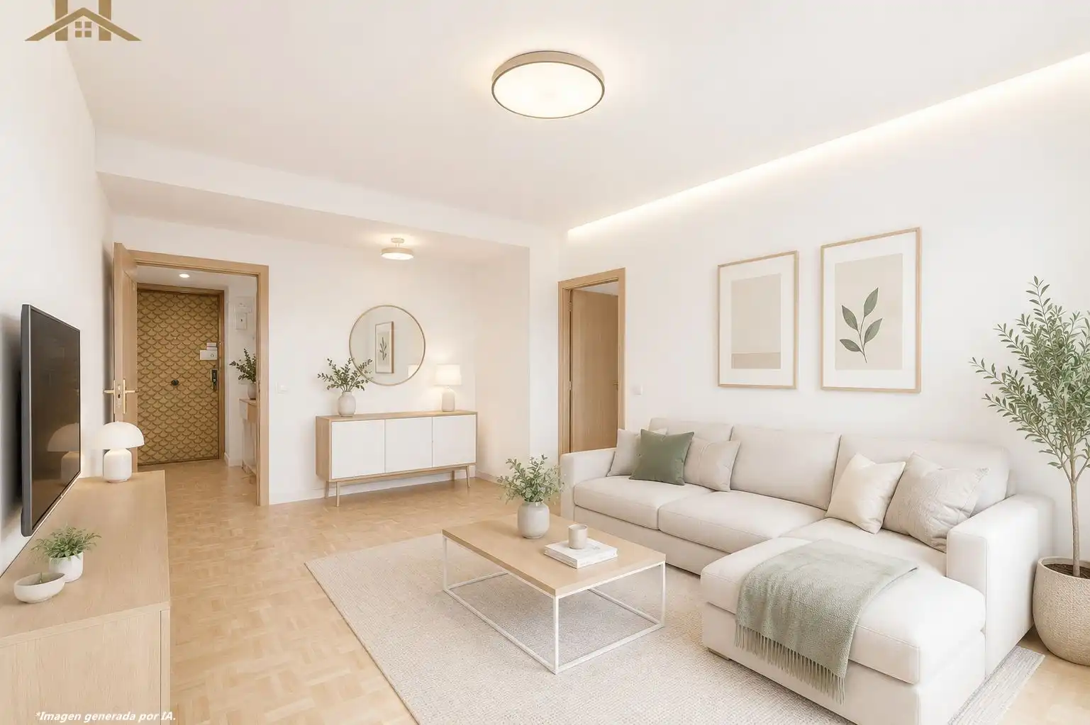 Sala de estar de Piso en venta en Alcorcón con Terraza