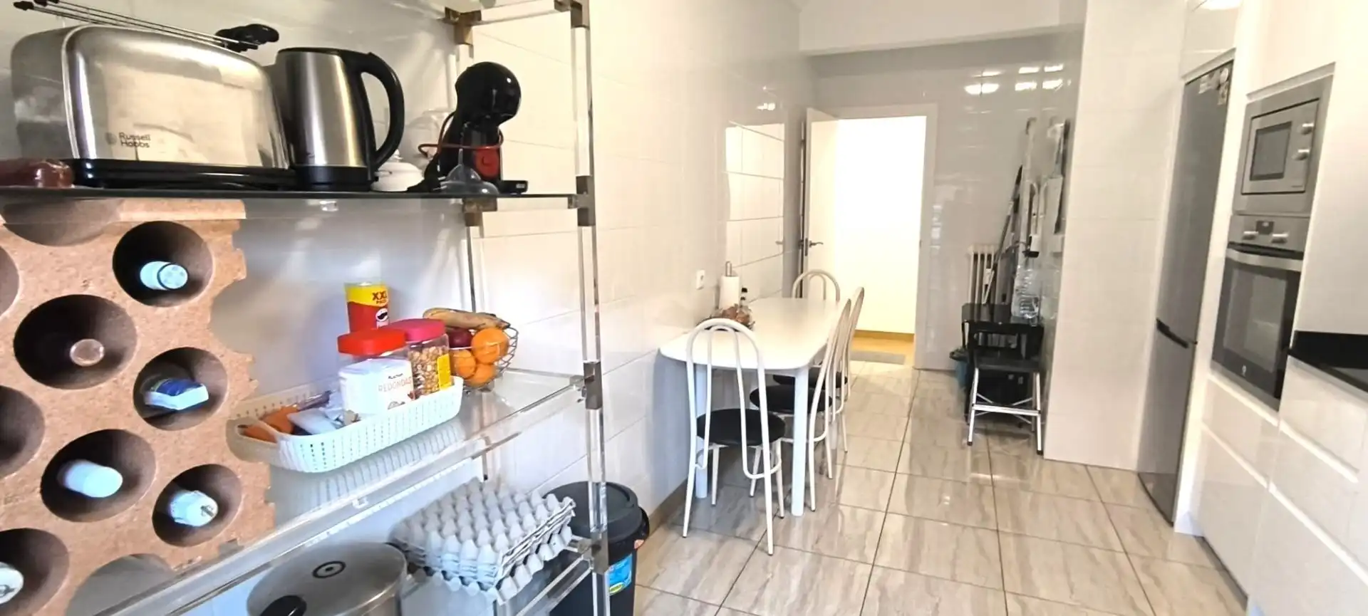Kitchen of Flat for sale in  Logroño  with Heating and Terrace