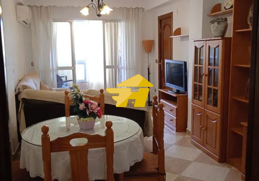 Sala d'estar de Pis de lloguer en Málaga Capital amb Aire condicionat i Moblat