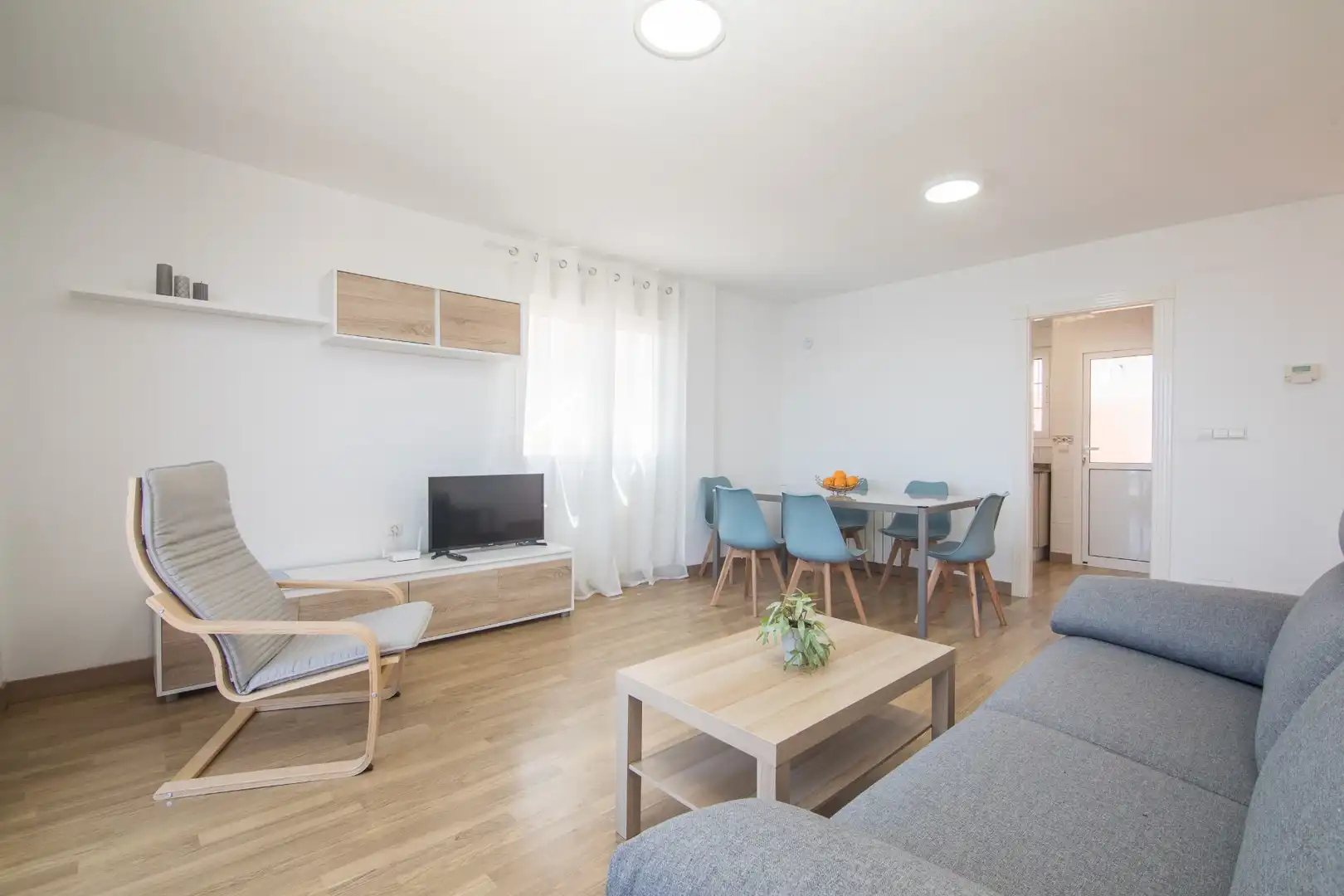 Living room of Houses for rent in Santa Pola  with Air Conditioner, Heating and Private garden