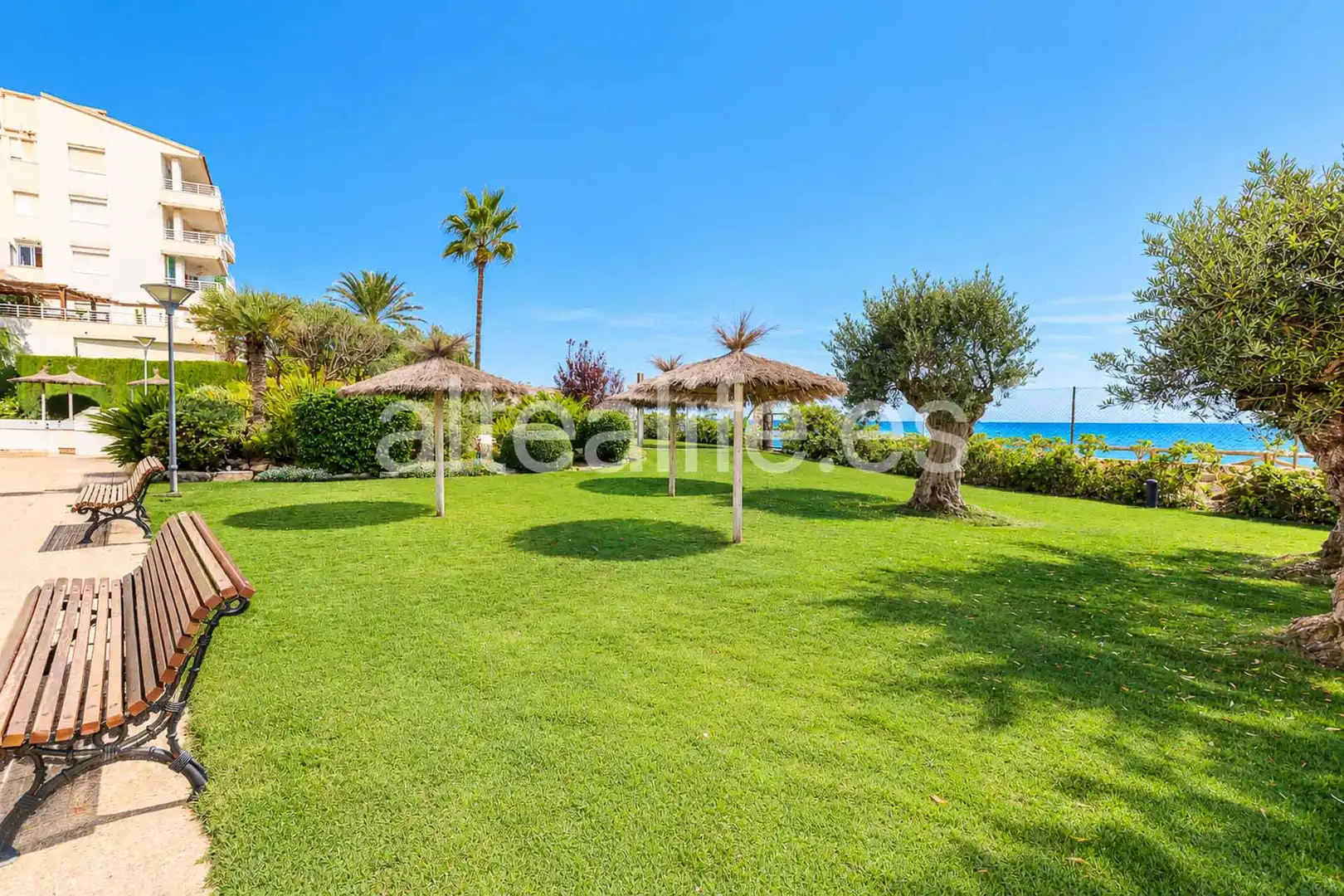 Jardí de Apartament de lloguer en L'Olla
