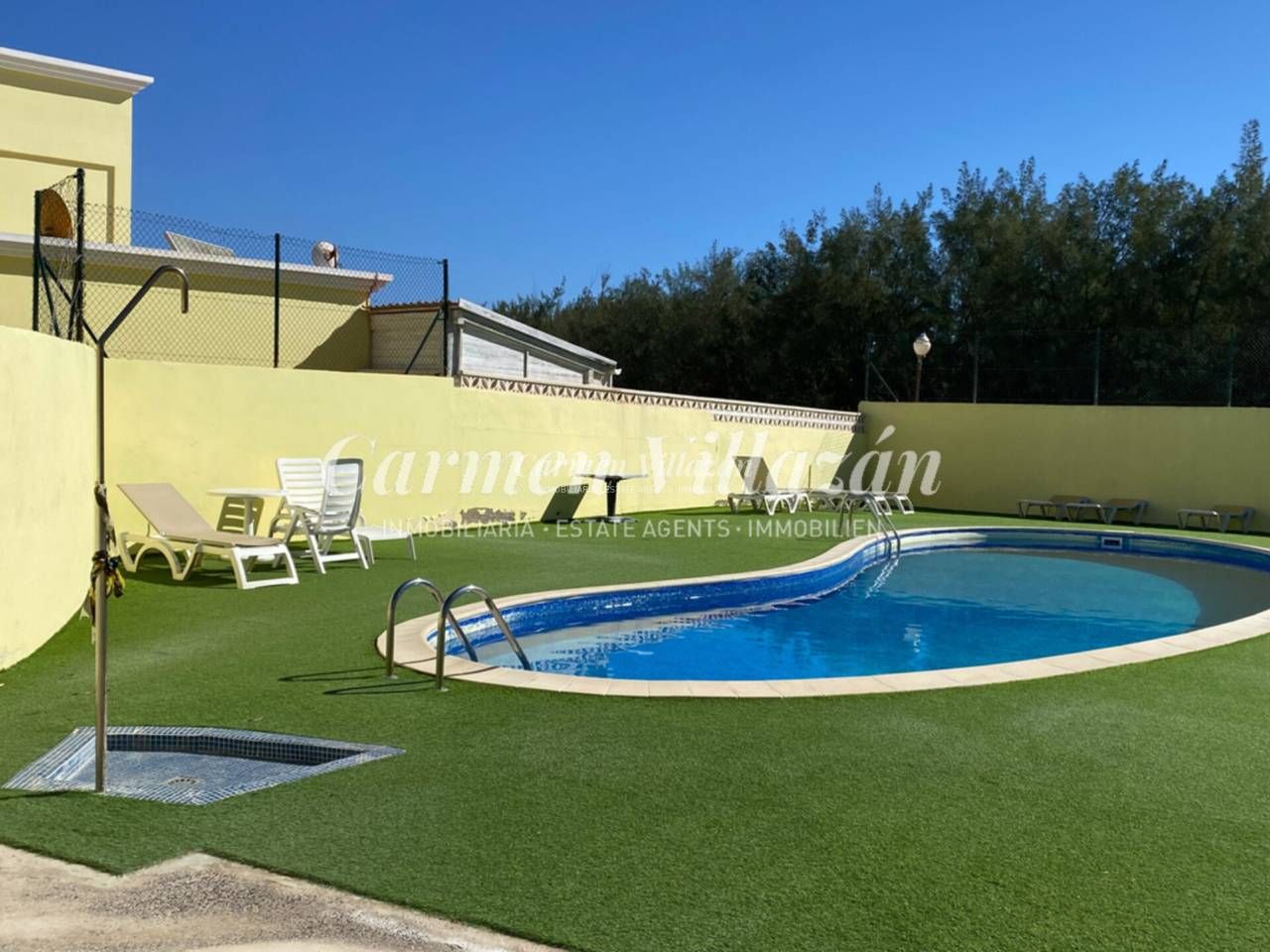 Piscina de Apartament en venda en Pájara amb Jardí privat, Terrassa i Piscina comunitària