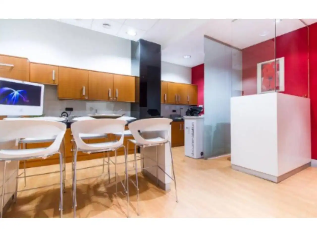Kitchen of Office for rent in Madrid  with Heating