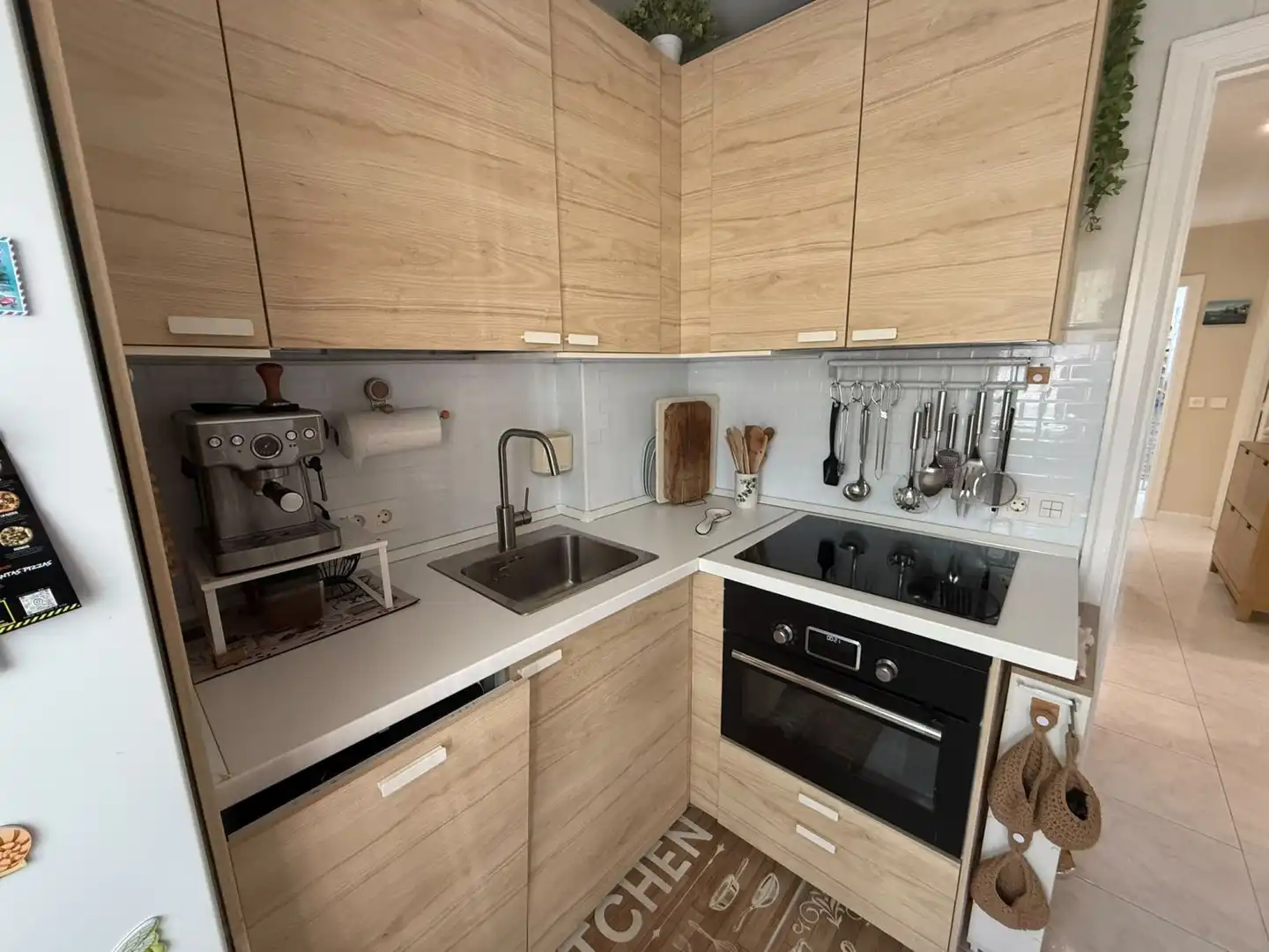 Küche von Wohnung zum Verkauf in Noja mit Heizung, Terrasse und Abstellraum